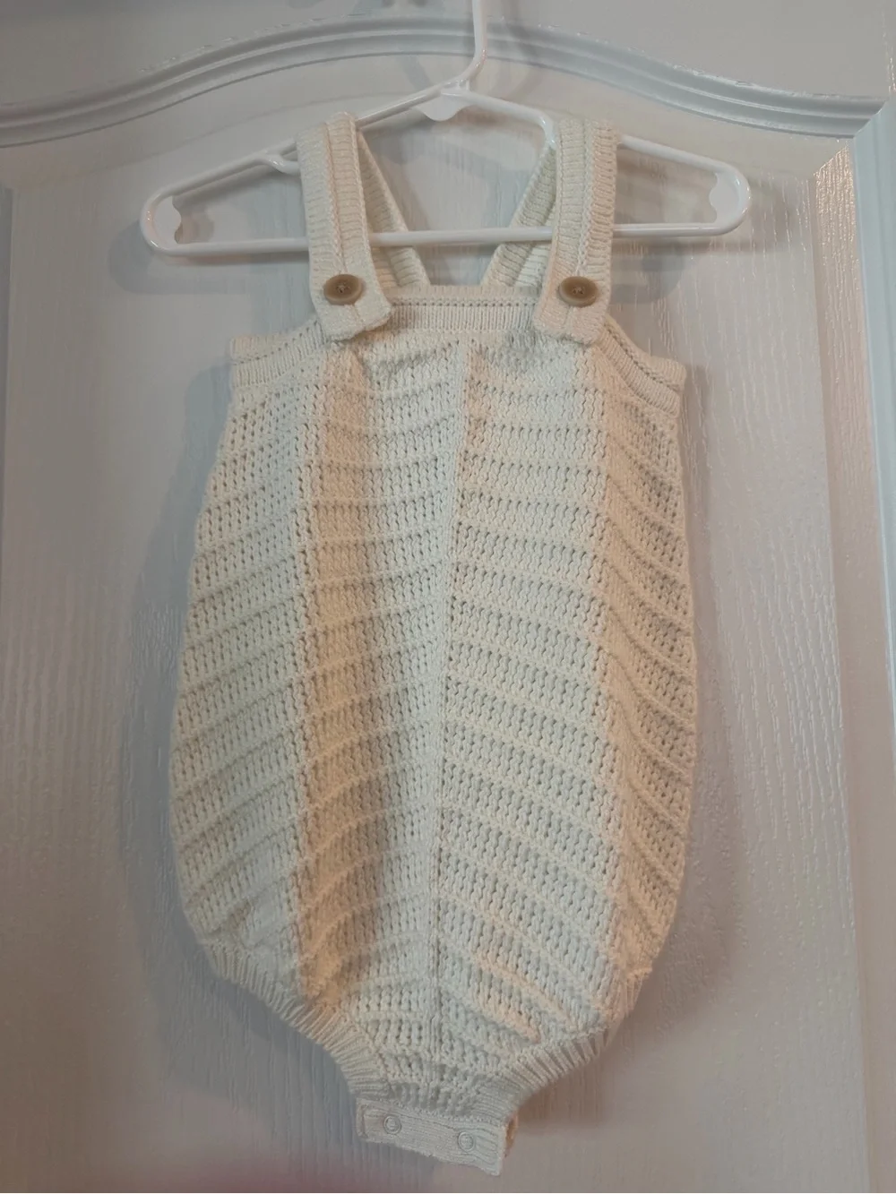 Banana Republic Crochet Cream Romper